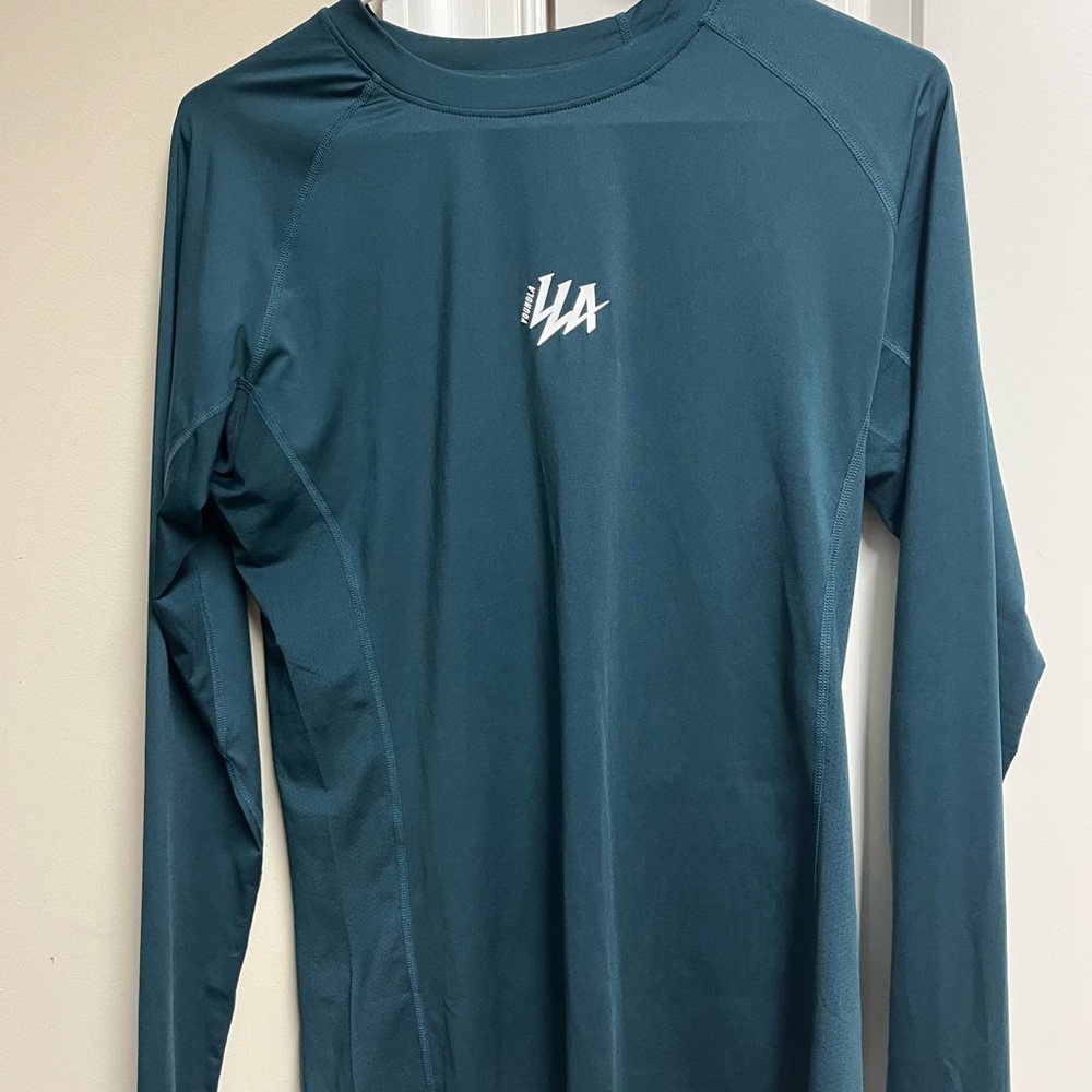 Teal Long Sleeve Athletic Top YoungLa